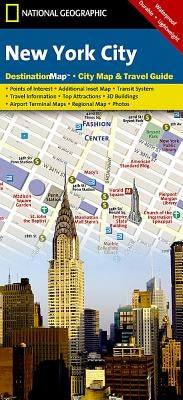 New York City Map by National Geographic Maps