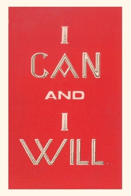 Vintage Journal I Can and I Will by Found Image Press