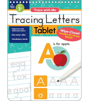Trace with Me Tracing Letters Tablet [With Dry-Erase Pen] by Carson Dellosa Education