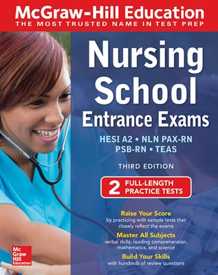 McGraw-Hill Education Nursing School Entrance Exams, Third Edition by Evangelist, Thomas