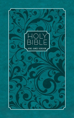 KJV Holy Bible Zip Turquoise by 