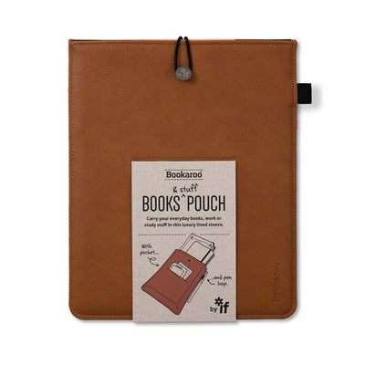 Bookaroo Book & Stuff Pouch Brown by If USA
