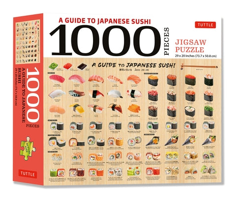 A Guide to Japanese Sushi - 1000 Piece Jigsaw Puzzle: Finished Size 29 in X 20 Inch (74 X 51 CM) by Tuttle Publishing
