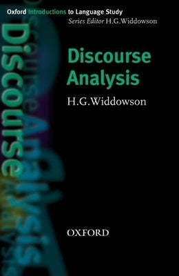 Discourse Analysis by Widdowson, Henry