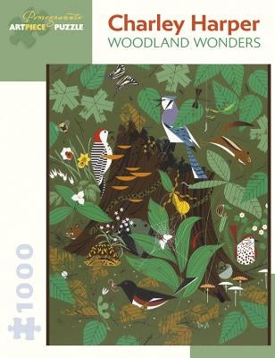 Charley Harper: Woodland Wonders 1,000-Piece Jigsaw Puzzle by Charley Harper