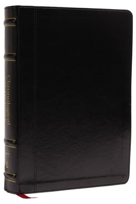 Nkjv, Chronological Study Bible, Leathersoft, Black, Comfort Print: Holy Bible, New King James Version by Thomas Nelson