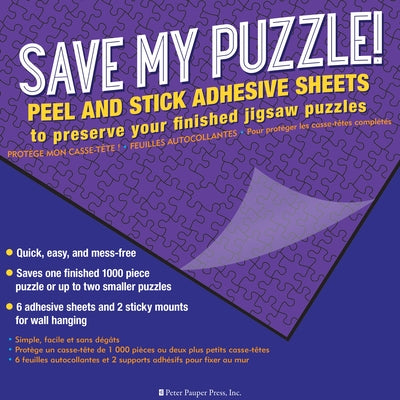 Save My Puzzle! Peel an Stick Adhesive Sheets by 