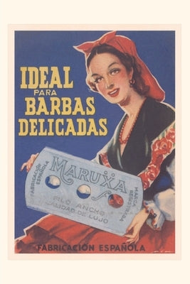 Vintage Journal Spanish Razor Blade Ad by Found Image Press