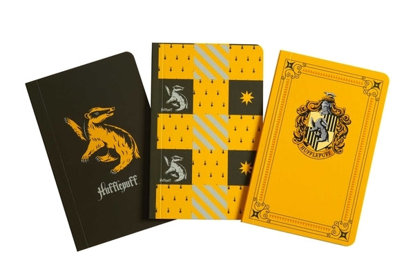Harry Potter: Hufflepuff Pocket Notebook Collection (Set of 3) by Insight Editions