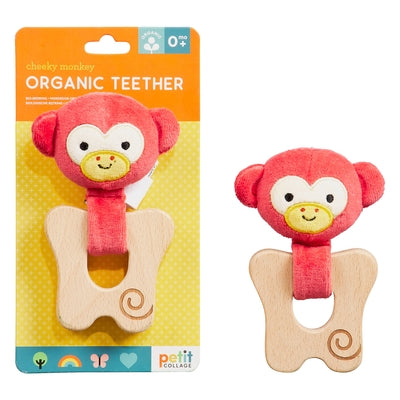 Cheeky Monkey Organic Teether by Petit Collage