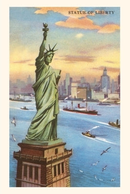 Vintage Journal Statue of Liberty, New York Harbor by Found Image Press