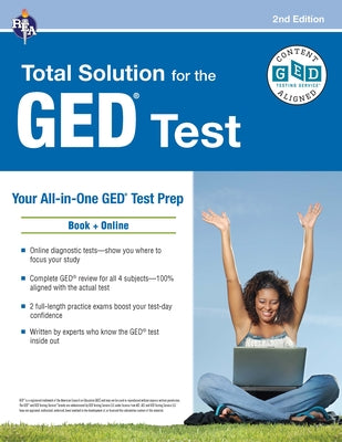GED Total Solution, for the 2023 GED Test, 2nd Edition by Callihan, Laurie