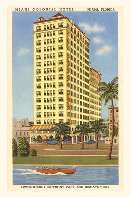 Vintage Journal Miami Colonial Hotel, Miami, Florida by Found Image Press