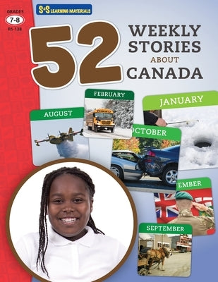 52 Weekly Nonfiction Stories About Canada Grades 7-8 by Solski, Ruth