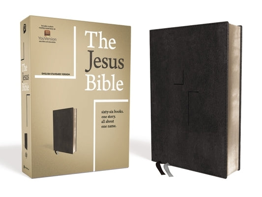 The Jesus Bible, ESV Edition, Leathersoft, Black by Passion Publishing