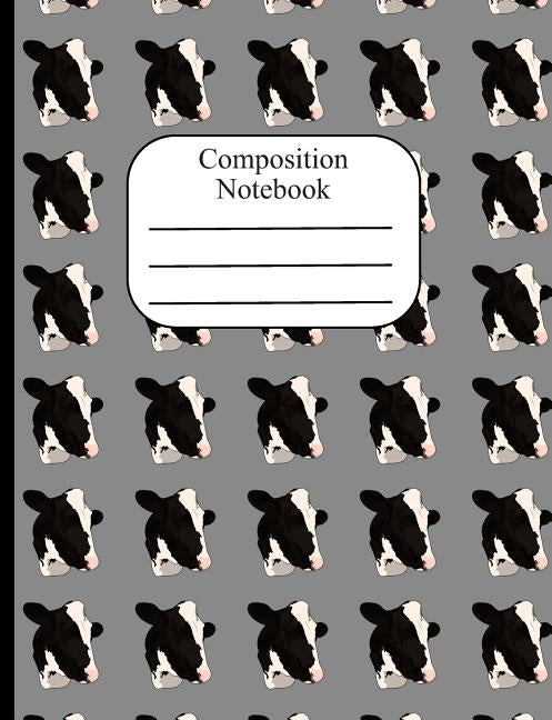 Composition Notebook: Cow Head Polka dot Wide Ruled Composition Book - 120 Pages - 60 Sheets by Cute Varmint Journals