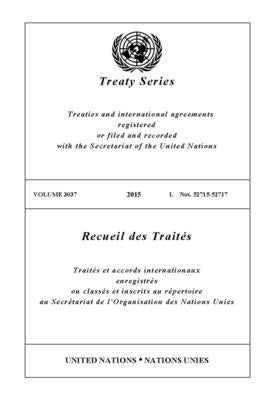 Treaty Series 3037 by United Nations