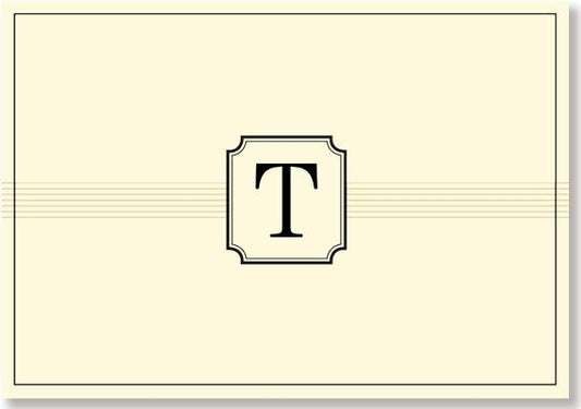 Note Card: T Monogram by Peter Pauper Press, Inc