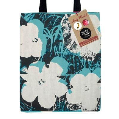 Tote Bag Canvas Andy Warhol Poppies by Galison