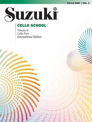 Suzuki Cello School, Vol 6: Cello Part by Alfred Music