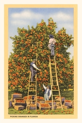 Vintage Journal Picking Oranges in Florida by Found Image Press