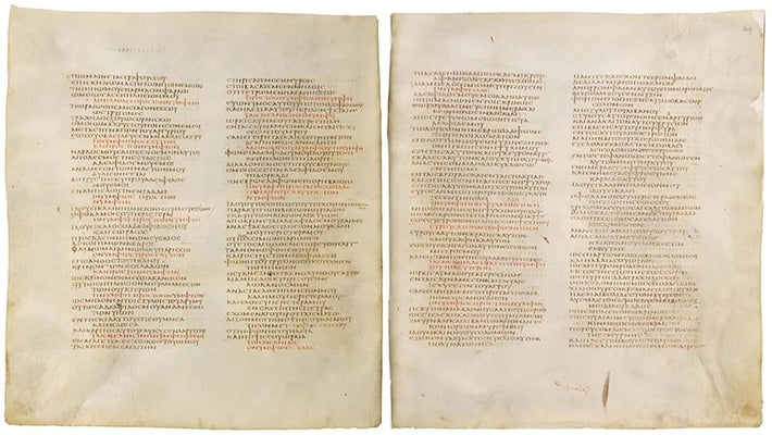 Codex Sinaiticus: Facsimile Prints by Hendrickson Publishers