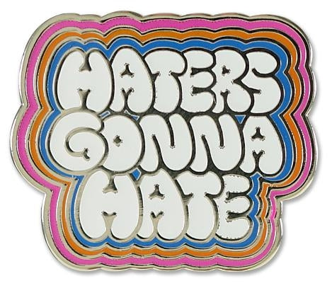 Enamel Pin Haters Gonna Hate by Peter Pauper Press, Inc