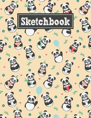 Sketchbook: 8.5 x 11 Notebook for Creative Drawing and Sketching Activities with Unique Panda Themed Cover Design by Publishing, Stroke Path