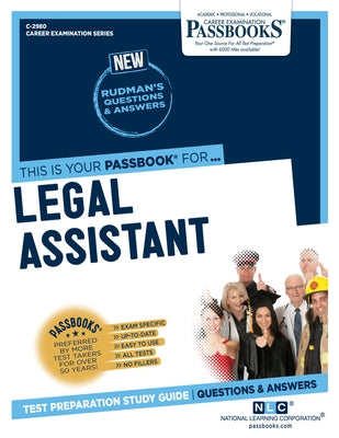 Legal Assistant (C-2980): Passbooks Study Guide by Corporation, National Learning