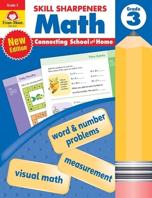 Skill Sharpeners: Math, Grade 3 Workbook by Evan-Moor Corporation