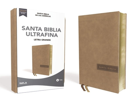 Biblia Nbla, Ultrafina, Letra Grande, Tamaño Manual, Leathersoft, Beige, Edición Letra Roja / Spanish Ultrathin Holy Bible, Nbla, Lg Print, Handy Size by Nbla-Nueva Biblia de Las Am&#233;ricas