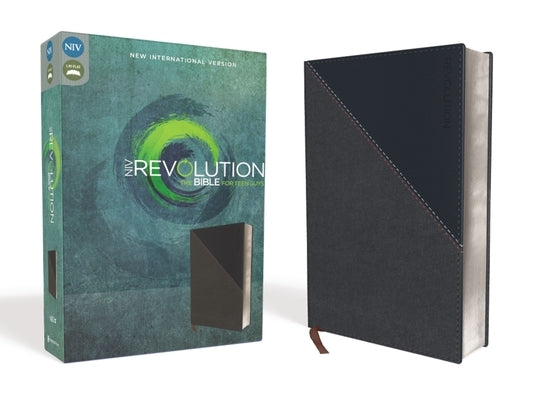 NIV, Revolution Bible, Imitation Leather, Gray/Navy: The Bible for Teen Guys by Livingstone Corporation