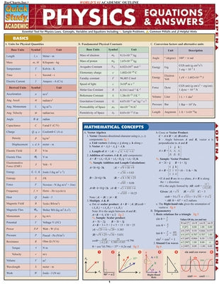 Physics Equations & Answers by Jackson, Mark