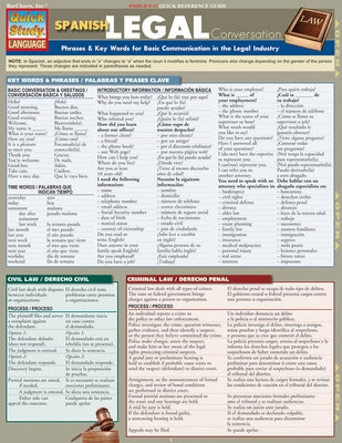 Spanish Legal Conversation by Barcharts Inc