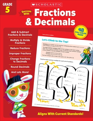 Scholastic Success with Fractions & Decimals Grade 5 by Scholastic Teaching Resources