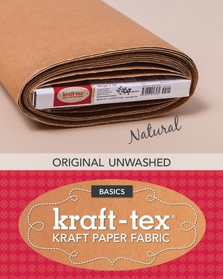 Kraft-Tex Bolt Natural Original Unwashed: Kraft Fabric Paper, 19" X 10 Yard Bolt by C&t Publishing