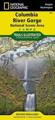 Columbia River Gorge National Scenic Area Map by National Geographic Maps