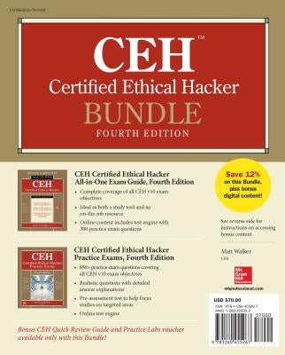 Ceh Certified Ethical Hacker Bundle, Fourth Edition [With Access Code] by Walker, Matt