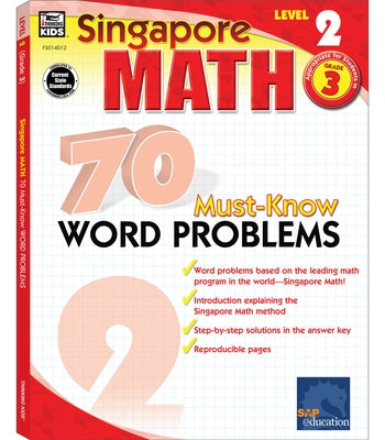 70 Must-Know Word Problems, Grade 3 by Frank Schaffer Publications