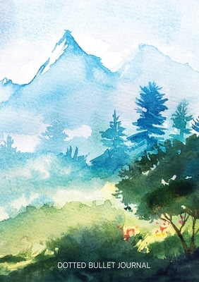 Watercolor Hillside - Dotted Bullet Journal: Medium A5 - 5.83X8.27 by Blank Classic