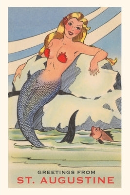 Vintage Journal St. Augustine Mermaid by Found Image Press