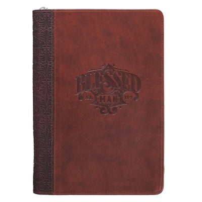 Journal Classic Brown Blessed Man by Christian Art Gifts