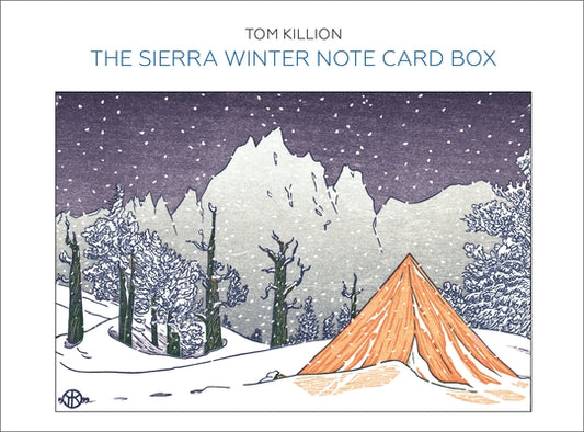The Sierra Winter Note Card Box by Killion, Tom