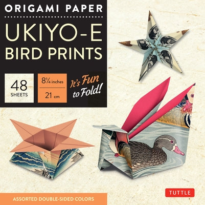Origami Paper 8 1/4 (21 CM) Ukiyo-E Bird Print 48 Sheets: Tuttle Origami Paper: Double-Sided Origami Sheets Printed with 8 Different Designs: Instruct by Tuttle Publishing