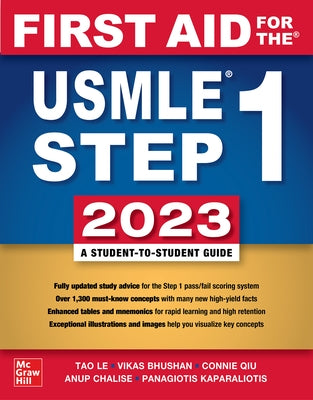 First Aid for the USMLE Step 1 2023, Thirty Third Edition by Le, Tao
