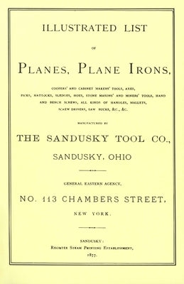 Sandusky Tool Co. 1877 Catalog by Sandusky Tool Company