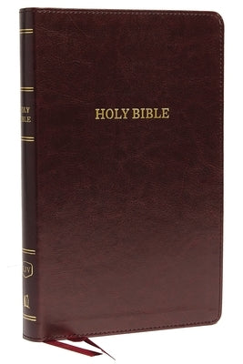 KJV, Deluxe Thinline Reference Bible, Imitation Leather, Burgundy, Red Letter Edition by Thomas Nelson