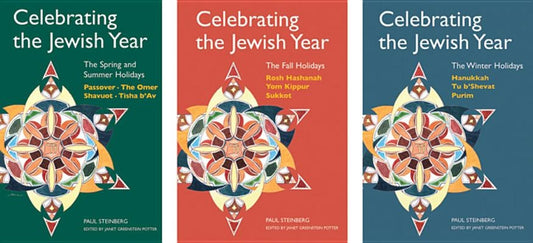 Celebrating the Jewish Year, 3-Volume Set by Steinberg, Paul