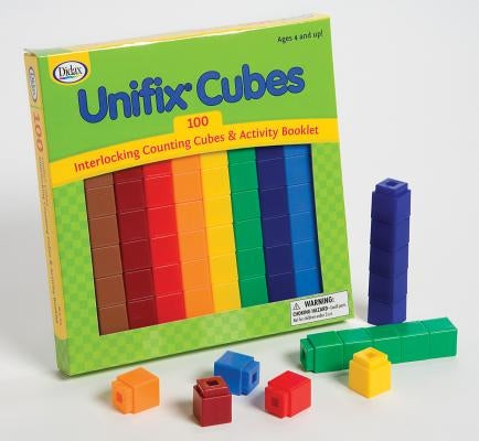 Unifix Cubes: 100 Interlocking Counting Cubes & Activity Booklet by Didax