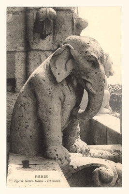 Vintage Journal Gargoyle on Notre Dame by Found Image Press